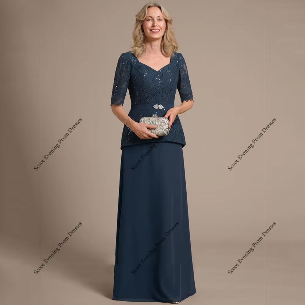 Half Sleeve Mother of Bride Dresses with Crystal Strapless Wedding Party Dresses for Women 2025 Summer New Robe De Soirée